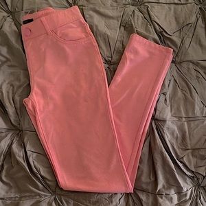 Girl’s Pink Knit Jeggings